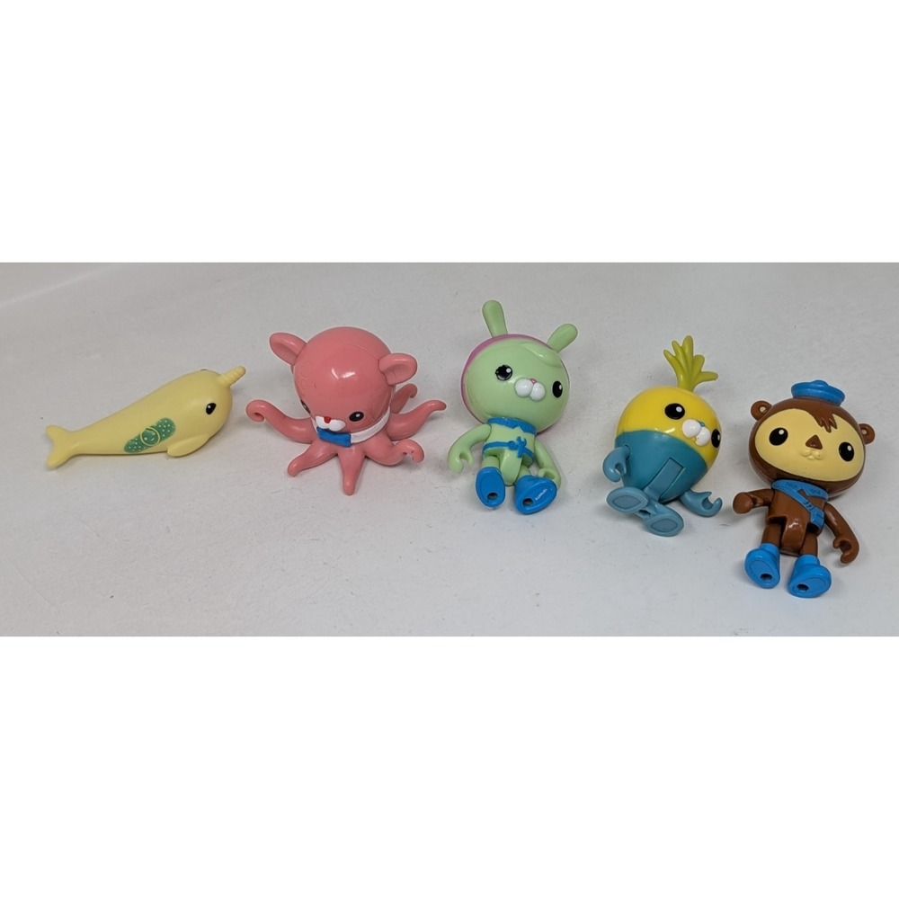 Fisher Price Octonauts Toy Figure Lot Tweak Bunny Inkling Shellington Narwhal